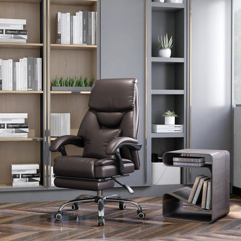 Fauteuil de direction Barineau, Brun