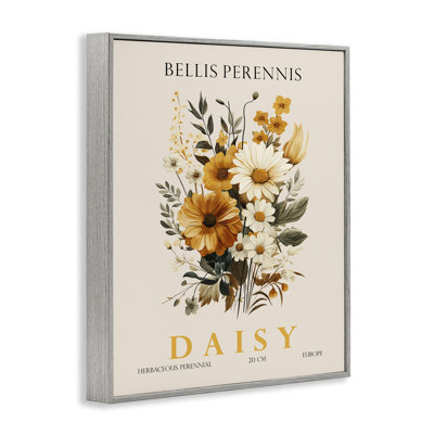Nature Daisy Bundle Framed Giclee, design by Christopher Giampietro