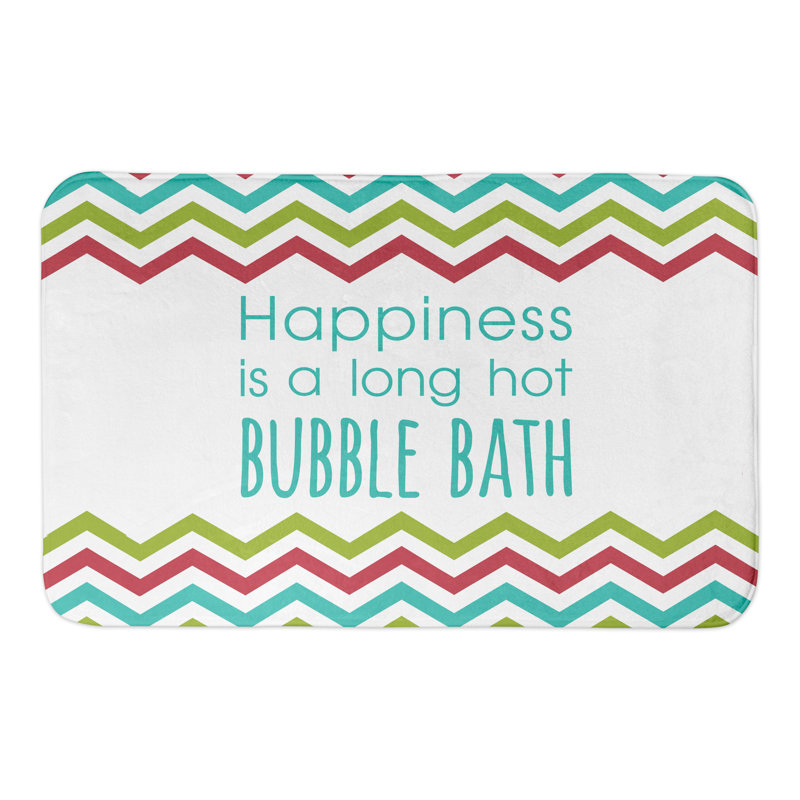 Jemima Microfiber Foam Non-Slip Bath Rug