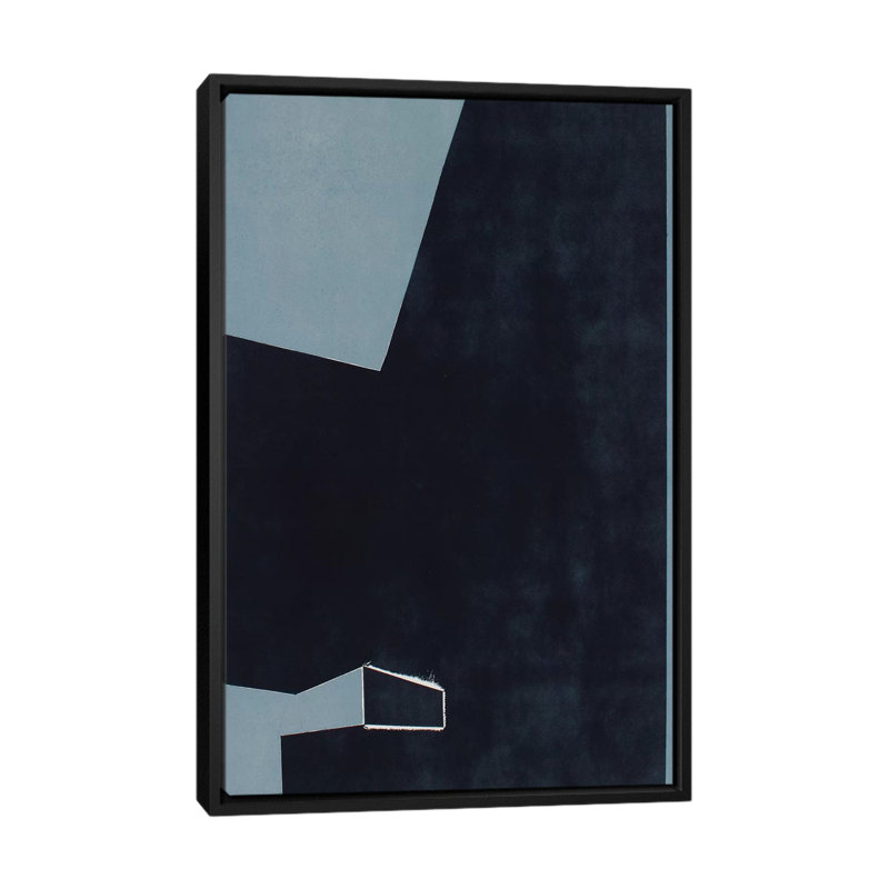 « ship shape i », impression sur toile, H 26 po x l 18 po x P 1,5 po, Toile avec cadre noir, Pas de tapis
