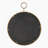 Iron Frame Vertical Round Mirror