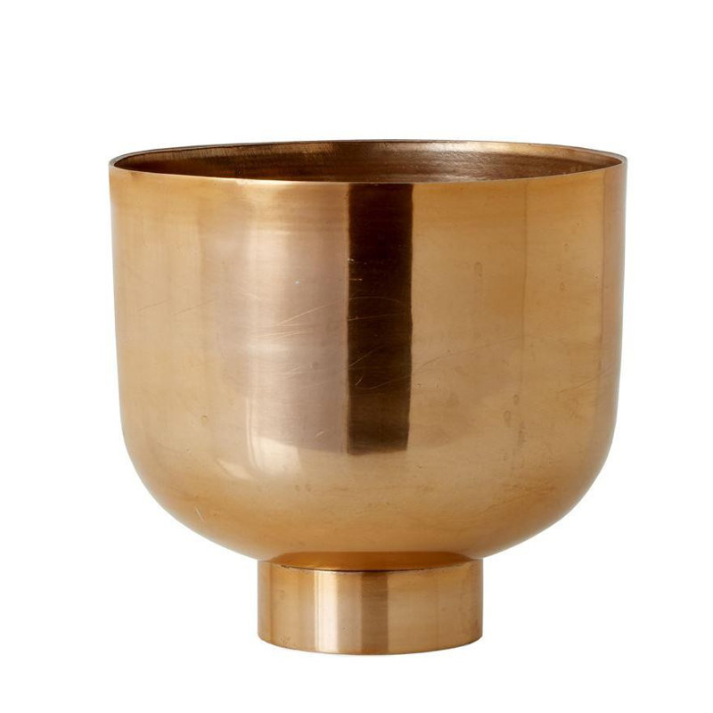 Bol décoratif Buchan, H 7,75 po x l 8,25 po x P 8,25 po, Cuivre