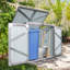 Remise de rangement, la poubelle peut contenir 2 poubelles en métal pour le rangement des ordures, acier inoxydable galvanisé, remise pour la pelouse du jardin-111278960