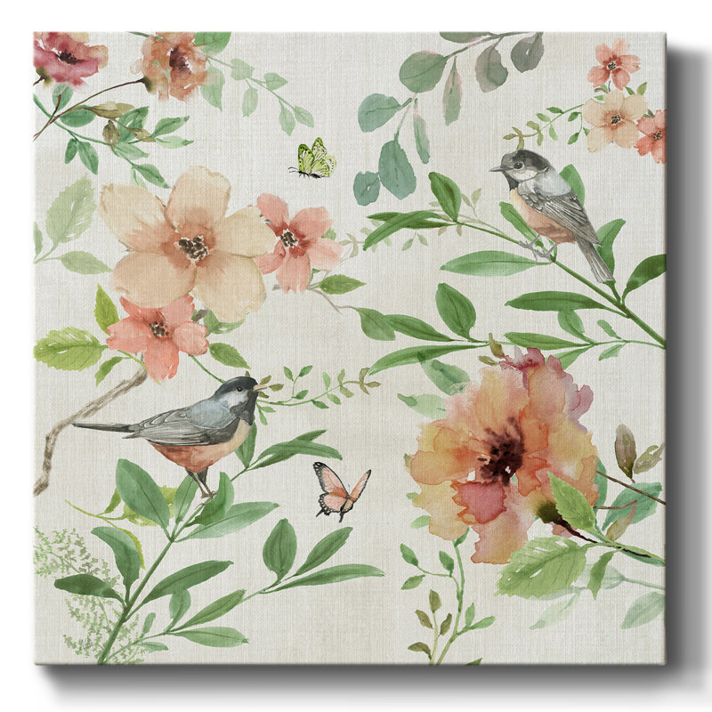Toile tendue Secret Garden I-Gallery, H 40 po x l 40 po x P 1,5 po