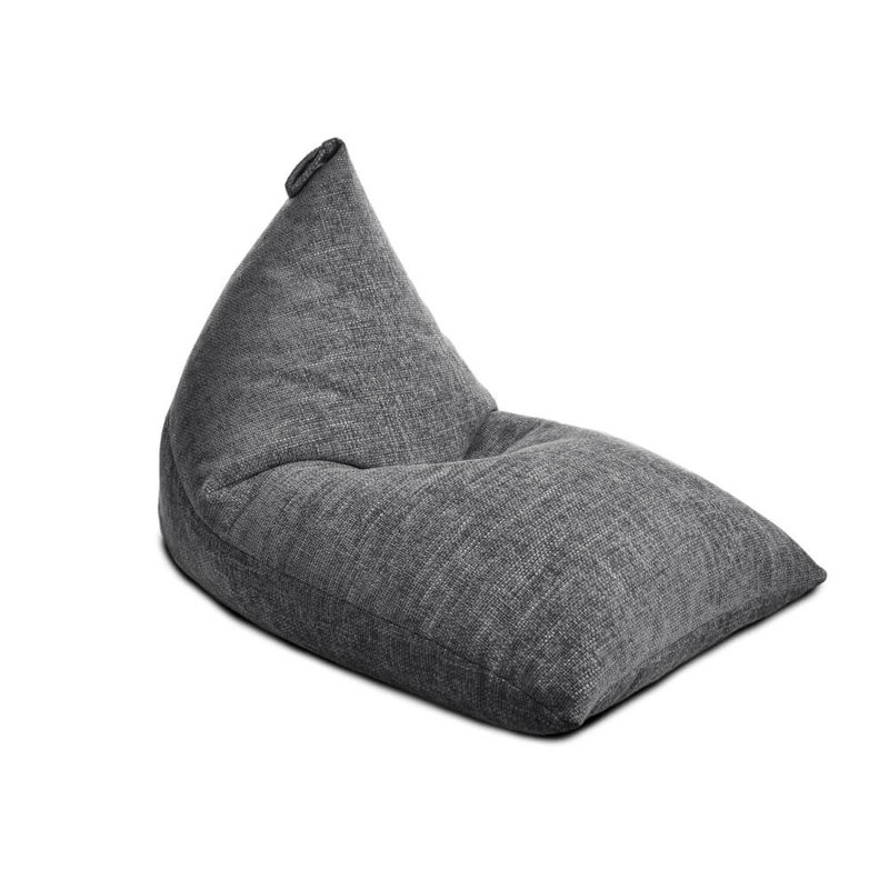 Large Weave Humbug Beanbag, Slate Grey