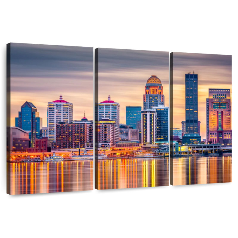Nicci Louisville Skyline, 48" H x 74" W