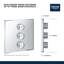 Grohtherm® SmartControl Triple Volume Control Trim-40530659