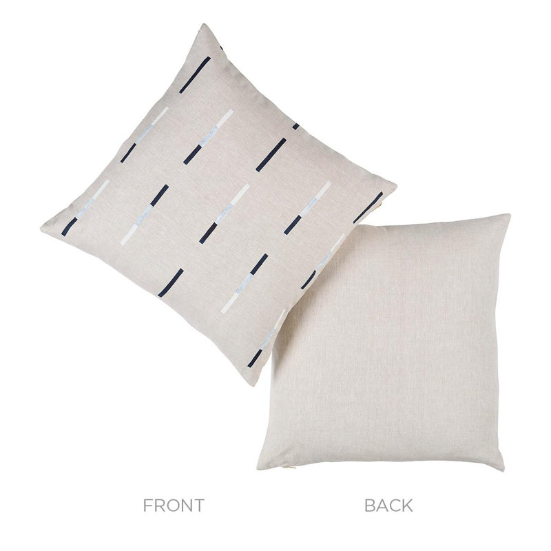 Coussin Schumacher x Caroline Z Hurley, Noir / blanc