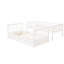 Lit superposé Twintwin avec échelles, blanc, 2 rangements - Solution de chambre polyvalente avec tiroirs et échelles blancs pour plus de capacité