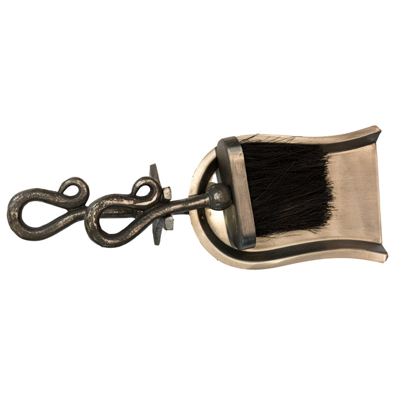 Luxembourg Iron Fireplace Tool Set, Silver