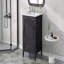 Meuble-lavabo de 20 po avec lavabo, armoire de salle de bain avec porte, tablette de porte et patins réglables, tiroir-1105051443