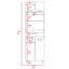 Pembrooke 2-Shelf 1-Drawer Microwave Pantry Cabinet-1423443470