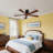 52 In. 5 - Blade Solid Wood Indoor Flush Mount Ceiling Fan with Remote Control