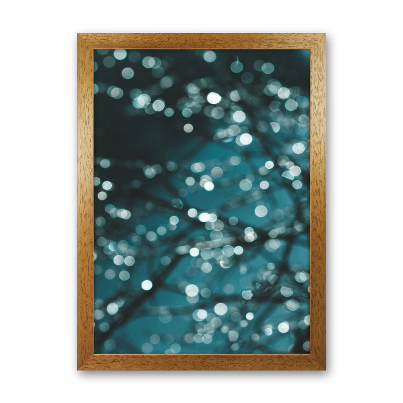 Midnight Sparkle by Victoria Frost - Print, 34cm H x 25cm W x 3cm D, Oak Framed