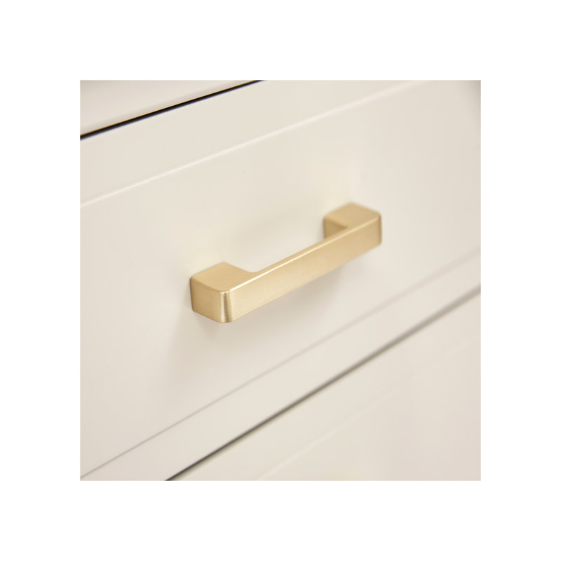 Cormac 50cm W Bedside Table, White