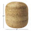 Noosa Jute 16"W Pouffe