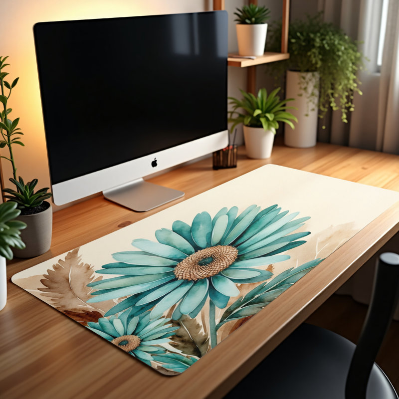 Polyester Desk Pad, 31.5x15.5