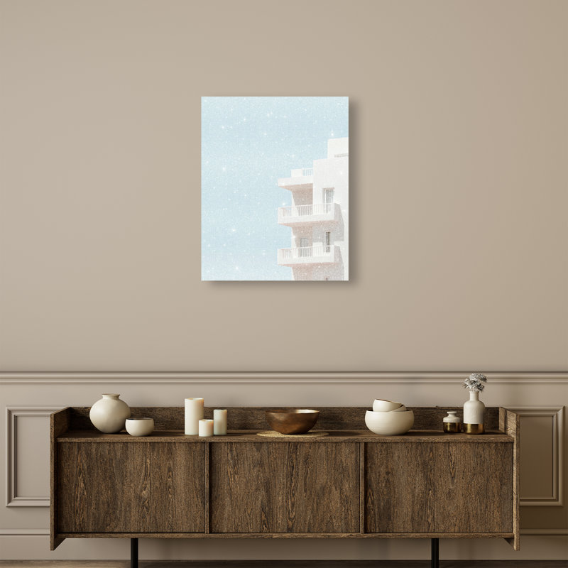 Sand Tinted Tiers II Print by Oliver Gal, 36"H x 30"W, Gallery Wrapped