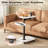 20.4'' C-Table End Table , Sofa Side Table for Couch - Space-Saving Slide-Under Design - Hanging Organizer Included