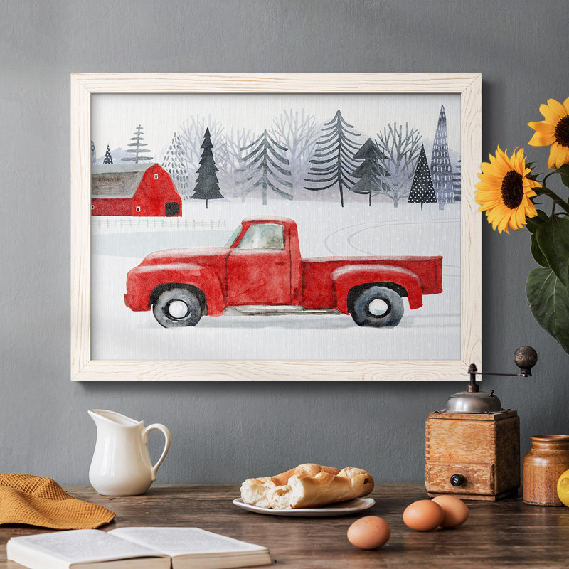 Snow Country Collection A, reproduction d'art sur toile, Blanc, H 22 po x l 32 po x P 1,5 po
