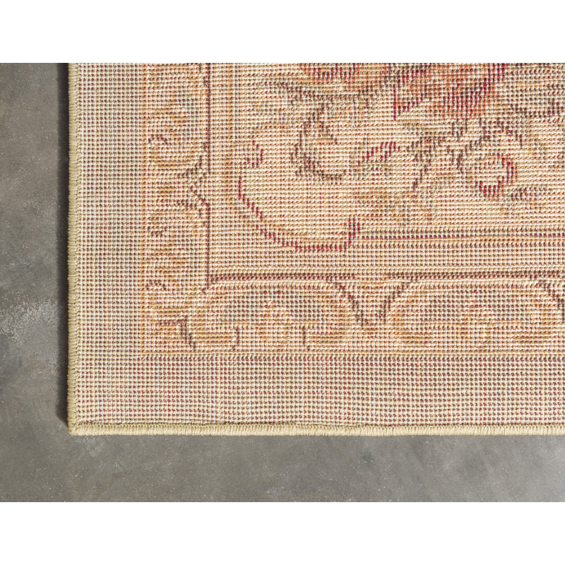 Floral Area Rug, Rectangle 66 x 91cm