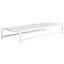 Chaise longue d'extérieur réglable à 5 niveaux, structure et filet en aluminium, conception ergonomique confortable, support de poids de 400 lb, convient au salon de plage avec patio idéal, bord de piscine, jardin, plage