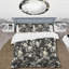 Ensemble de housse de couette noir et blanc Country Flowers II-109149576