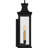 Omerah 2-Light Matte Black Outdoor Wall Lantern