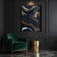 Abstrait art fluide sur toile grise 89-1028378587