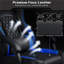 Metro Lane Adjustable Reclining Ergonomic Faux Leather Swiveling PC & Racing Game Chair with Footrest-767242975