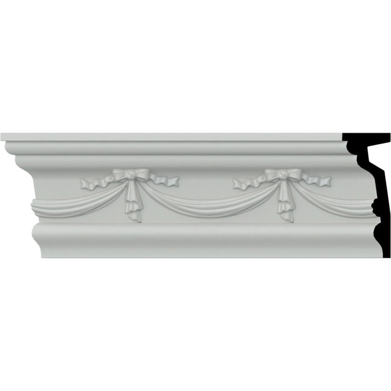 Rail de chaise fédéral H 4 1/2 po x P 1 3/4 po x L 94 1/2 po