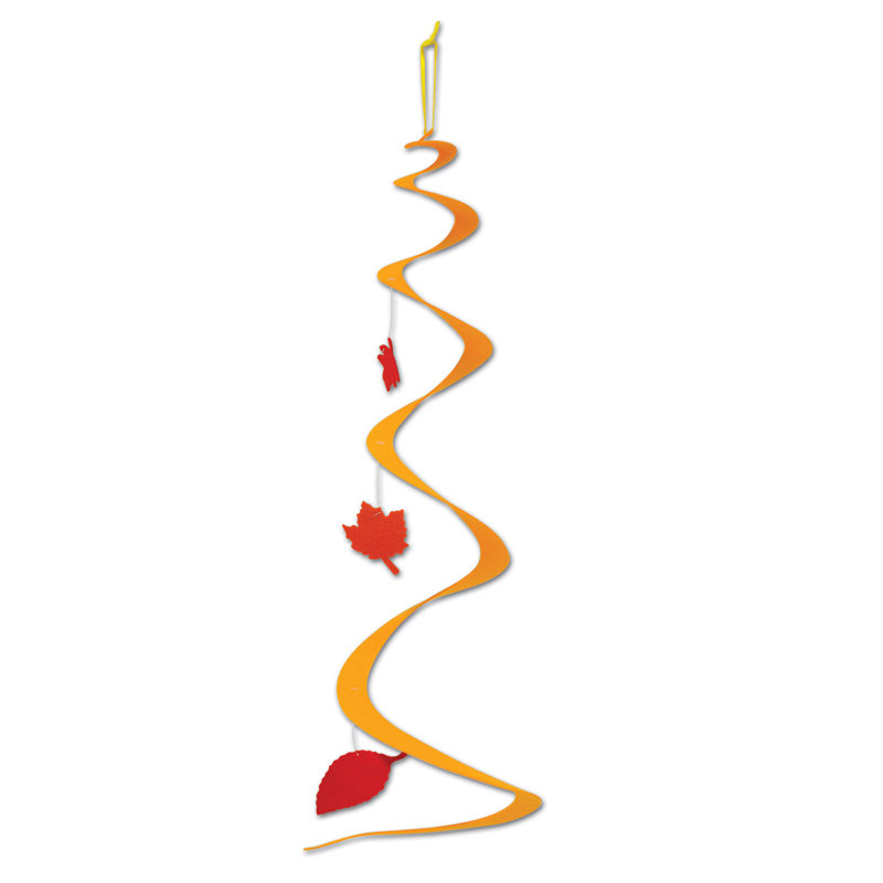 Felt Fall Leaf Whirl - 29" - Pack of 6