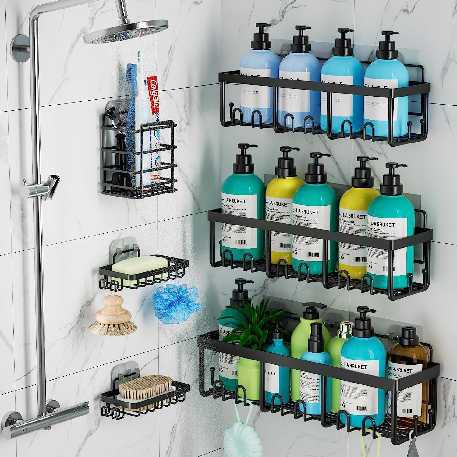 https://assets.wfcdn.com/im/51522342/compr-r85/2654/265491137/shower-caddy-6-pack-13in-large-capacity-shower-organizer-sturdy-adhesive-shower-shelf-for-inside-shower-rustproof-stainless-steel-shower-shelves-with-10-hooks-black.jpg