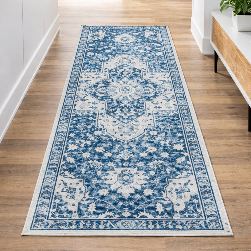 Oriental Machine Tufted Shag Area Rug, Rectangle 80 x 150 cm