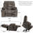 Stoehrs Extra Wide Lay Flat Recliner 400 lbs, Dual Motor Power Lift Recliner Chair for Elderly-403916528