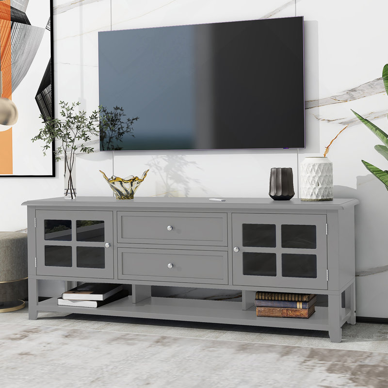 Meuble télé multifonctionnel avec un grand espace de rangement, un centre de divertissement pour organiser des accessoires de télévision, des jeux et plus encore