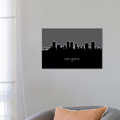 " Fort Worth Texas Skyline " by Michael Tompsett
