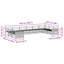483cm Wide Patio Sectional Set