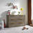 Cesiro 53.5"W Fluted Panel 6-Drawer Dresser With Gold Handles-1293005194-1284272656