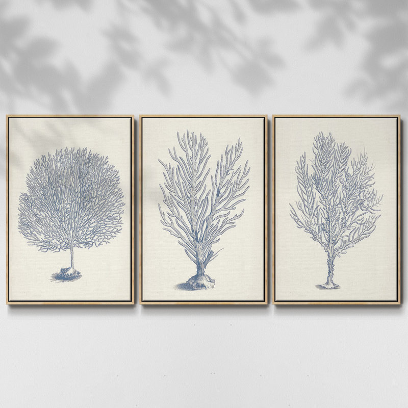 Chrysanthème, bloc de bois I, 3 pièces, Naturel, H 27 po x l 54 po