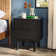 Mags Solid Wood Groove 2-Drawer Nightstand