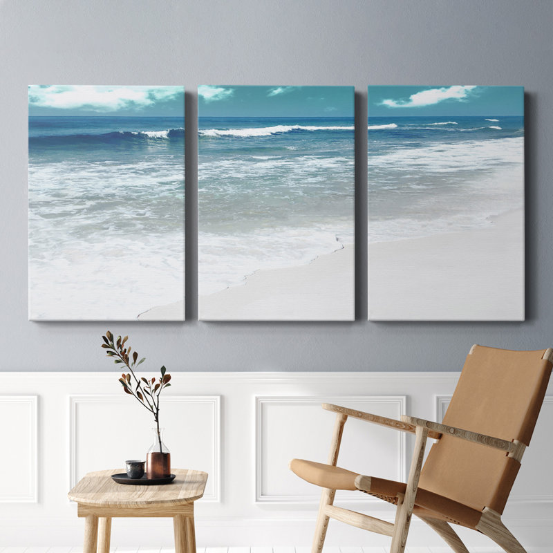 " Rolling Wave " 3 - Pieces, 60" H x 40" W x 1" D