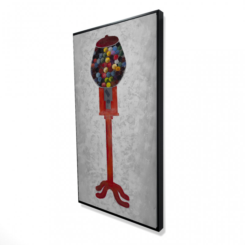 Chewing gum dispenser - 24"x48" Framed canvas