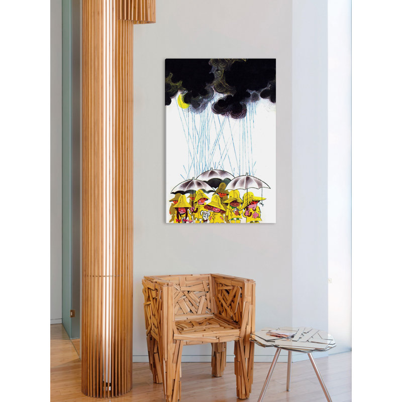 «Heavy Rain», reproduction sur toile tendue, H 60 po x l 40 po