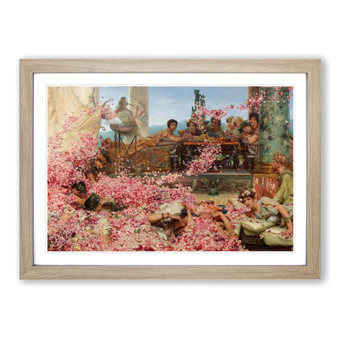 The Roses of Heliogabalus by Lawrence Alma-Tadema - Framed Print