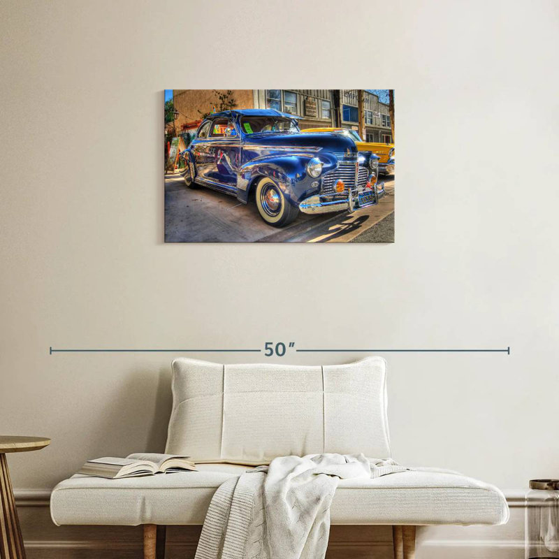 Sassy Classic Blue Car