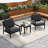 Marlo Teak Outdoor Two-person Patio Set With Cushions And Side Table-1478558610-1478558614