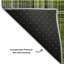 Tapis vert lavable de première qualité AMF541 1 pi 8 po x 2 pi 6 po Cerrito-104020309