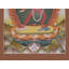 Art mural bouddhiste tibétain peint à la main Jogini Thangka, or 24 carats, sans brocart, 27,2 po x 20,1 po