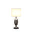 Lampe de table en chrome 25 po